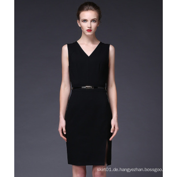 Soem-2016 neue Ankunfts-elegante V-Ausschnitt Ol Lady Dress